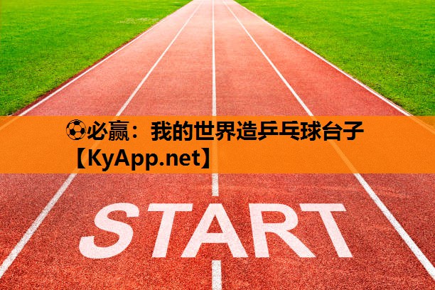 我的世界造乒乓球台子